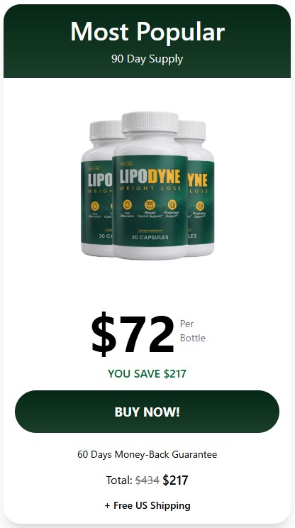 LipoDyne 3 bottle Price